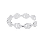 Hermes Bracelet Chaine D'ancre Bangle Silver — view 2