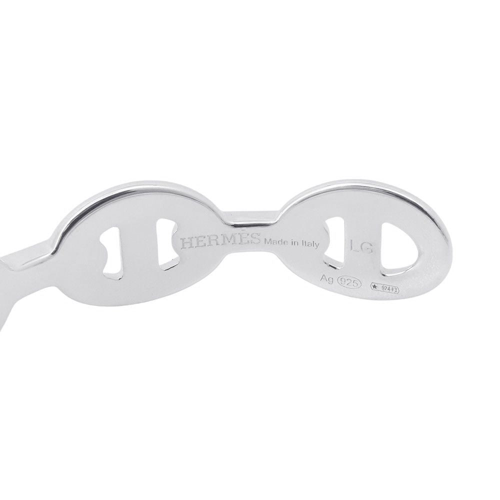 Hermes Bracelet Chaine D'ancre Bangle Silver — view 7