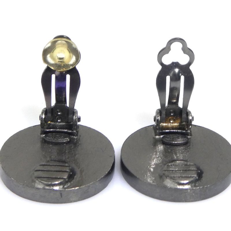 Chanel Classic Black Earrings — view 7