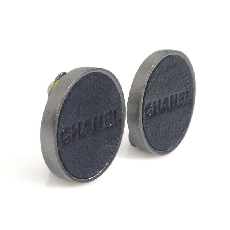 Chanel Classic Black Earrings — view 3