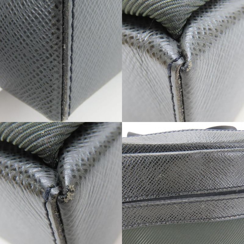 Louis Vuitton Shoulder Bag Sayan Taiga Ardoise Dark Moss Green Crossbody — view 6