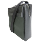 Louis Vuitton Shoulder Bag Sayan Taiga Ardoise Dark Moss Green Crossbody — view 2