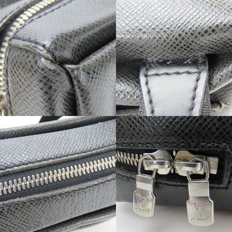 Louis Vuitton Shoulder Bag Sayan Taiga Ardoise Dark Moss Green Crossbody — view 5