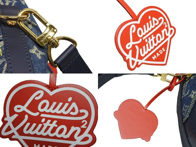 Louis Vuitton Japanese Cruiser Handbag Monogram Denim NIGO — view 4