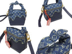 Louis Vuitton Japanese Cruiser Handbag Monogram Denim NIGO — view 3