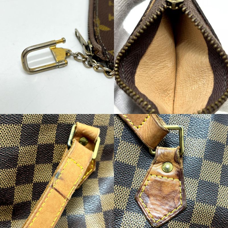 Louis Vuitton Shoulder Bag Colombine Damier Canvas Ebene Brown — view 9