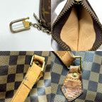 Louis Vuitton Shoulder Bag Colombine Damier Canvas Ebene Brown — view 9