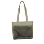 Chanel Shoulder Bag Logo Rubber Gray — view 2