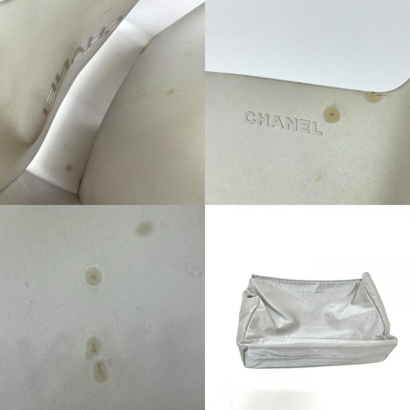 Chanel Shoulder Bag Logo Rubber Gray — view 7