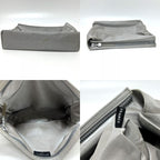 Chanel Shoulder Bag Logo Rubber Gray — view 8