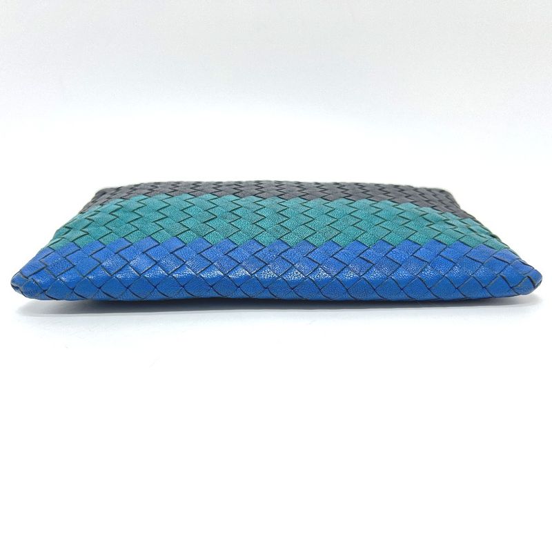 Bottega Veneta Clutch Bag Intrecciato Leather Black — view 4