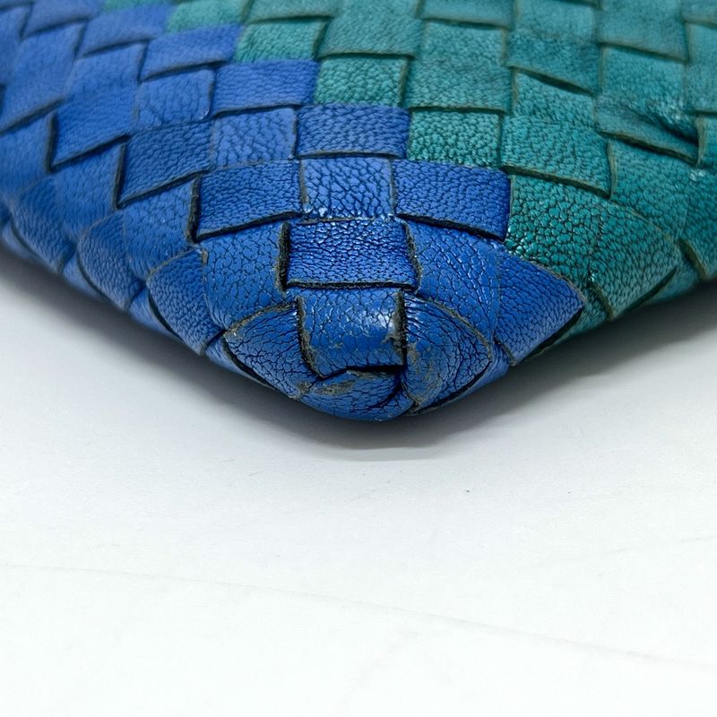 Bottega Veneta Clutch Bag Intrecciato Leather Black — view 6