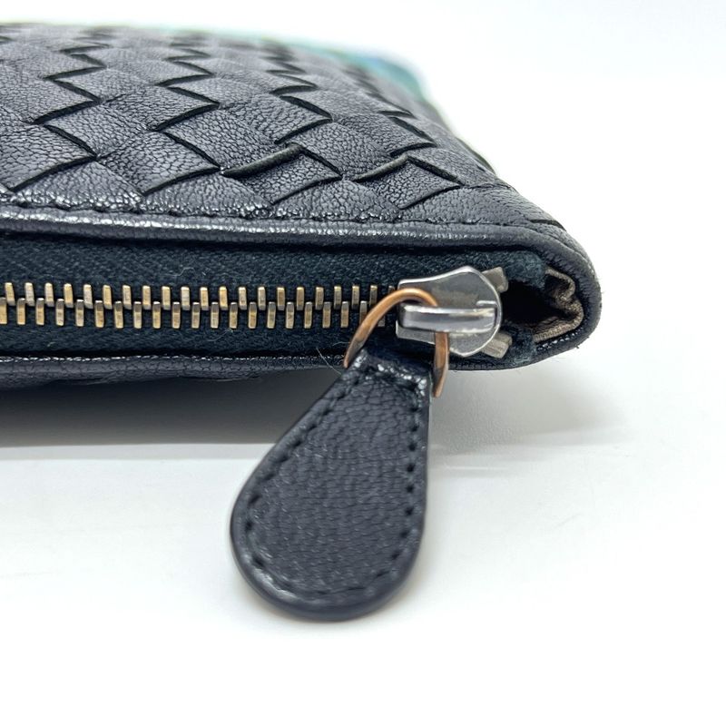 Bottega Veneta Clutch Bag Intrecciato Leather Black — view 7