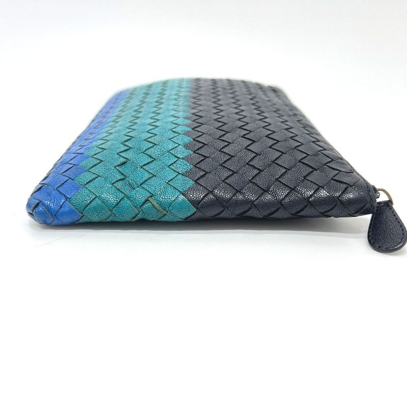 Bottega Veneta Clutch Bag Intrecciato Leather Black — view 5