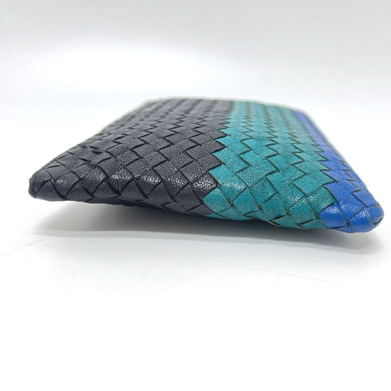 Bottega Veneta Clutch Bag Intrecciato Leather Black — view 3