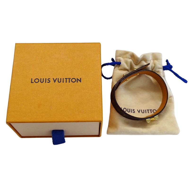 Louis Vuitton Bracelet Monogram Leather Escential — view 8