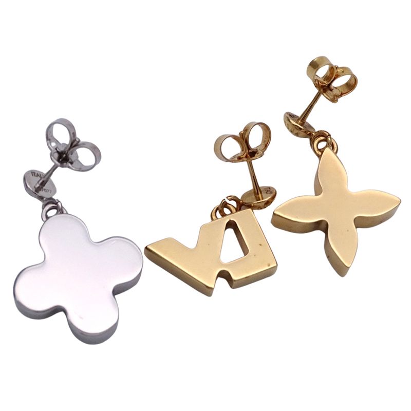 Louis Vuitton Earrings ed Metal Bucleureuse Love Letters — view 4