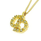 Christian Dior GP Rhinestone CD Logo Necklace Women — view 3