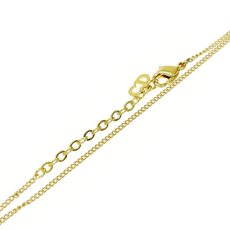 Christian Dior GP Rhinestone CD Logo Necklace Women — view 7