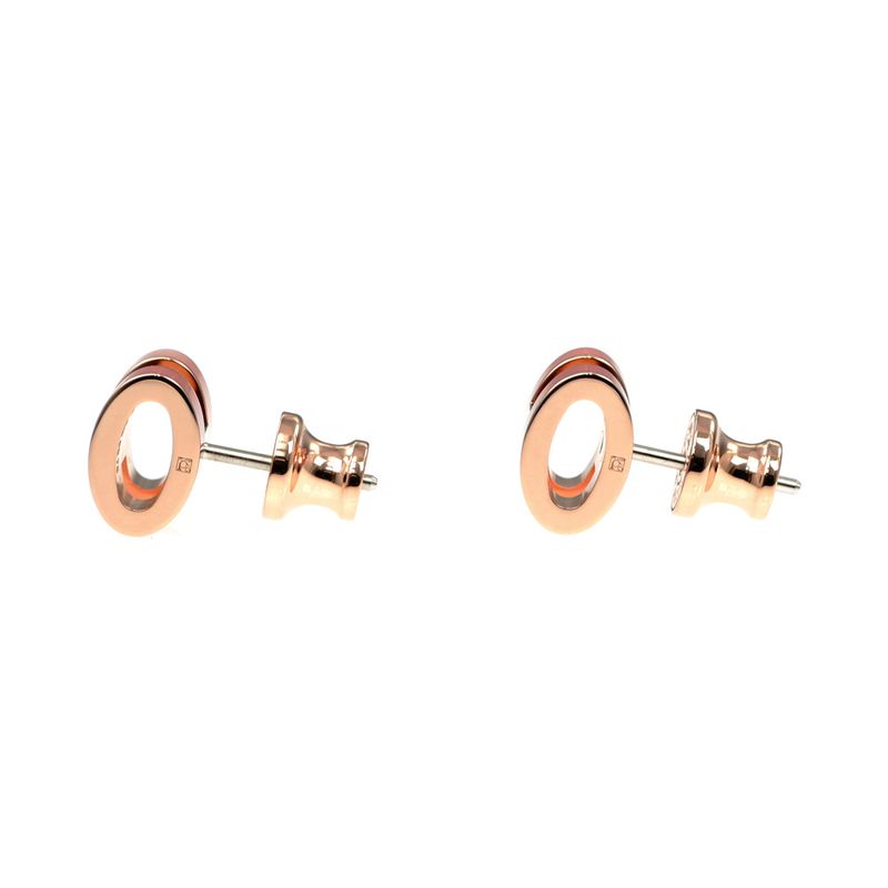 Hermes Earrings Pop Ash Cabas Le Pair Beauty Pink Rosegold Hardware — view 3
