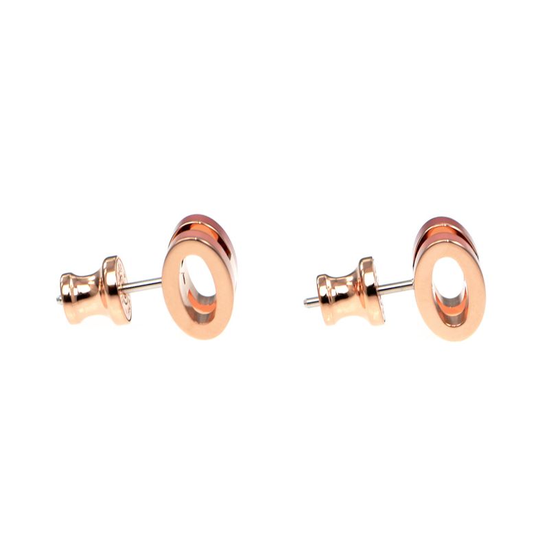 Hermes Earrings Pop Ash Cabas Le Pair Beauty Pink Rosegold Hardware — view 4