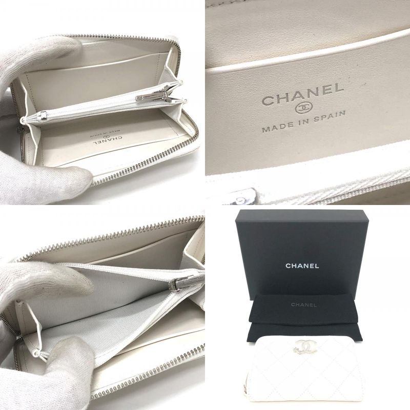 Chanel Star Ap3728 Caviar Leather White — view 9
