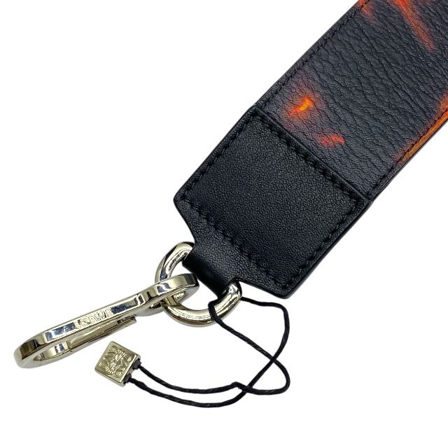 Loewe Neon Graphic Shoulder Strap Bag Accessories Leather Metal Silver Black