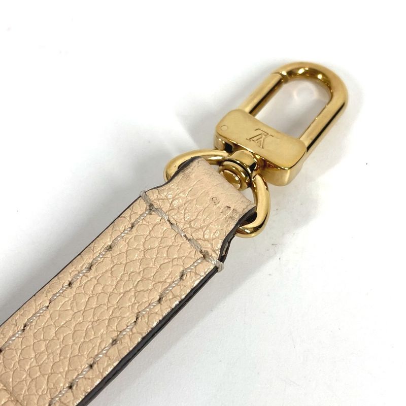 Louis Vuitton Shoulder Strap Leather Beige — view 8