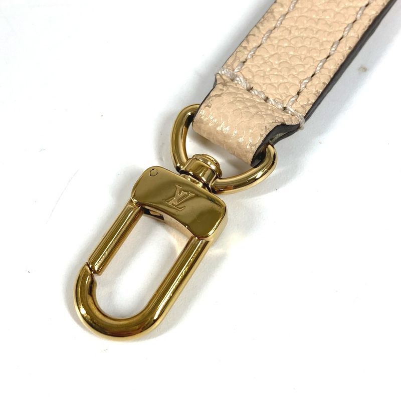 Louis Vuitton Shoulder Strap Leather Beige — view 3