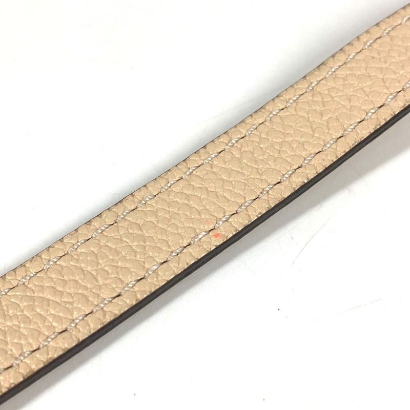 Louis Vuitton Shoulder Strap Leather Beige — view 6