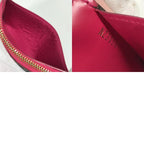 Louis Vuitton Coin Case Card Holder Zip Monogram Canvas Pink — view 9