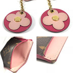 Louis Vuitton Coin Case Card Holder Zip Monogram Canvas Pink — view 7