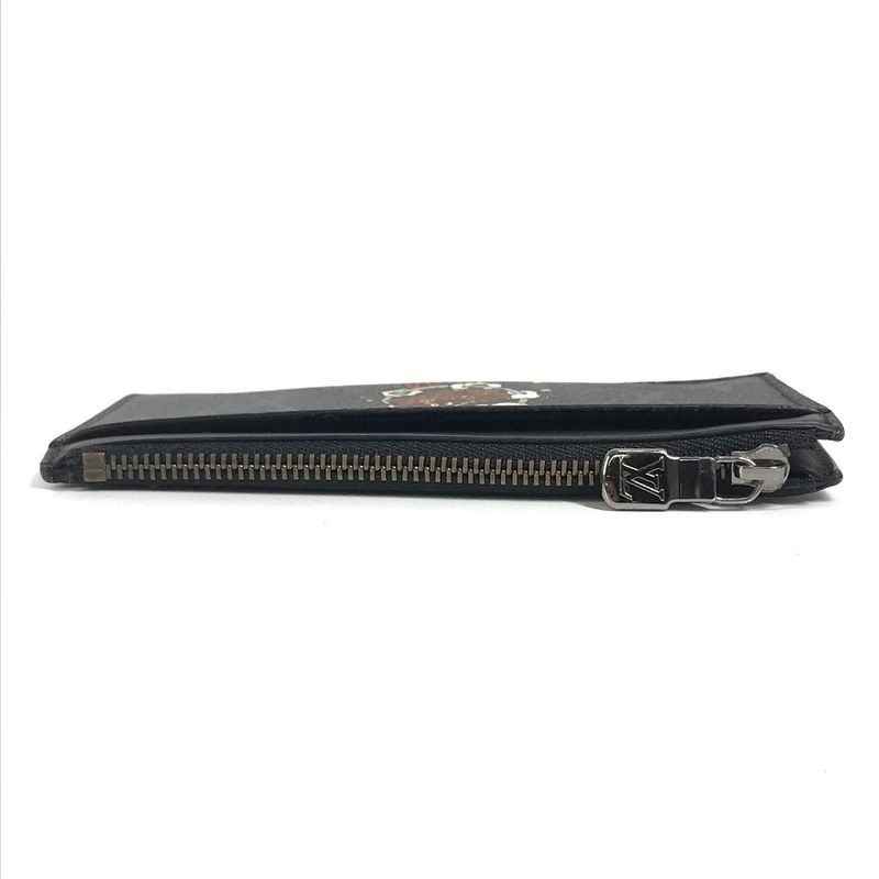 Louis Vuitton Coin Case Card Holder Monogram Eclipse Canvas Black — view 7