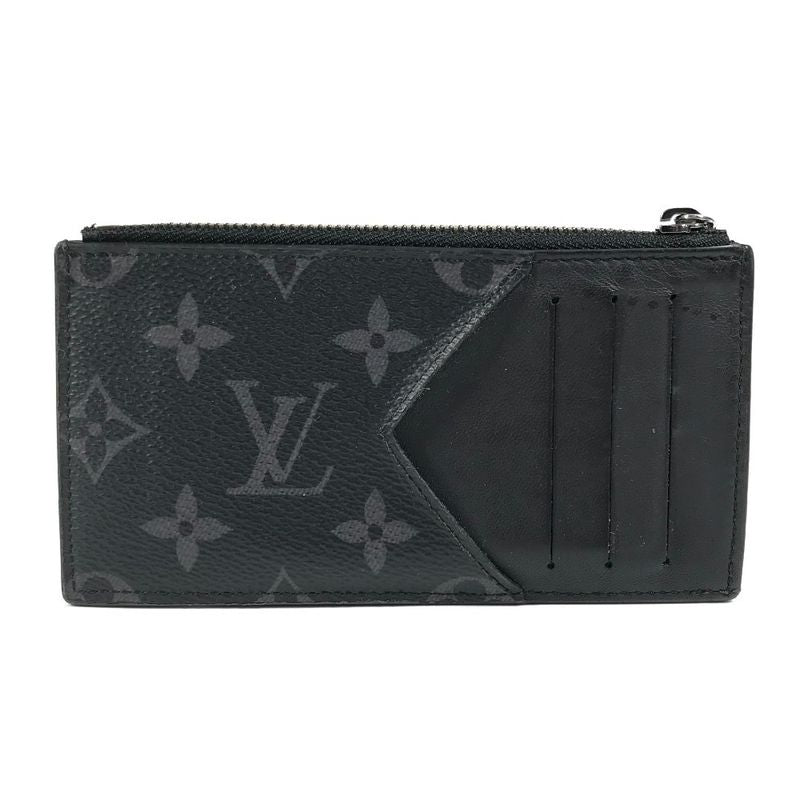 Louis Vuitton Coin Case Card Holder Monogram Eclipse Canvas Black — view 3