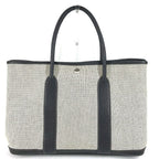 Hermes Tote Bag Garden Party PM Toile Ash Black — view 3