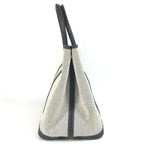 Hermes Tote Bag Garden Party PM Toile Ash Black — view 4