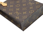 Louis Vuitton Monogram Shoulder Bag Petite Sac Plat — view 7