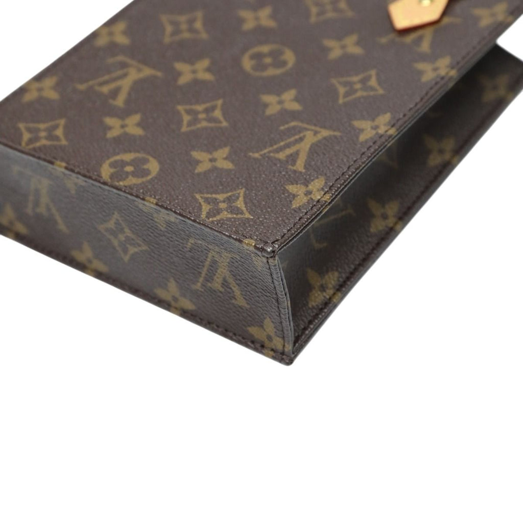 Louis Vuitton Monogram Shoulder Bag Petite Sac Plat — view 8