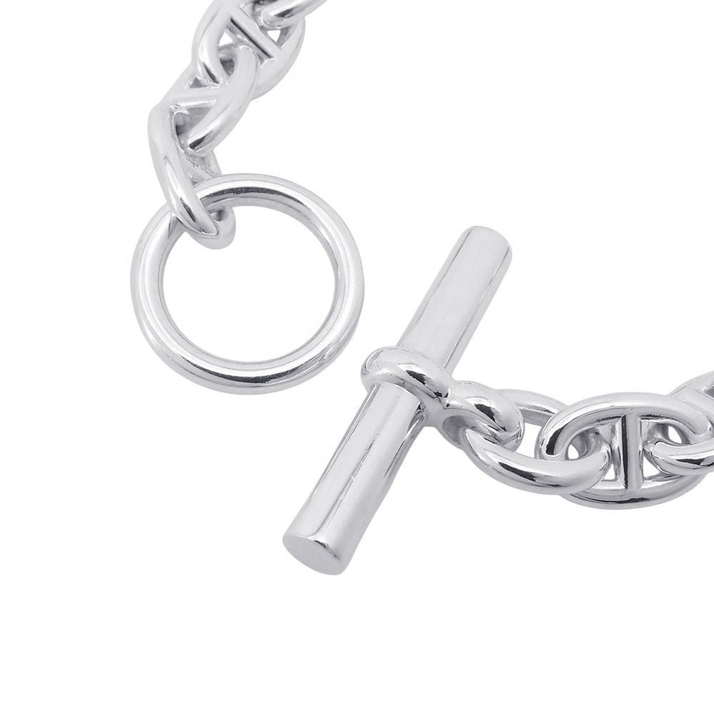 Hermes Bracelet Chaine D'ancre PM 16 Links Silver — view 4