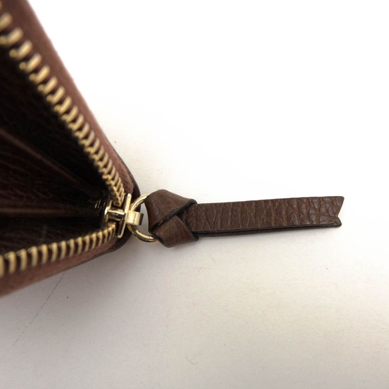 Gucci Wallet Women Leather Brown 0959 Swing Coin — view 8