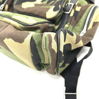 Saint Laurent Paris Backpack Multi Pockets Camouflage Canvas Leather — view 4