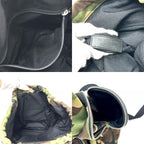 Saint Laurent Paris Backpack Multi Pockets Camouflage Canvas Leather — view 8