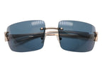 Celine Sunglasses Eyewear SC Triomphe Rhinestone Green Gold