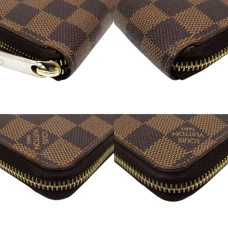 Louis Vuitton Zippy Wallet Damier Long Brown — view 4