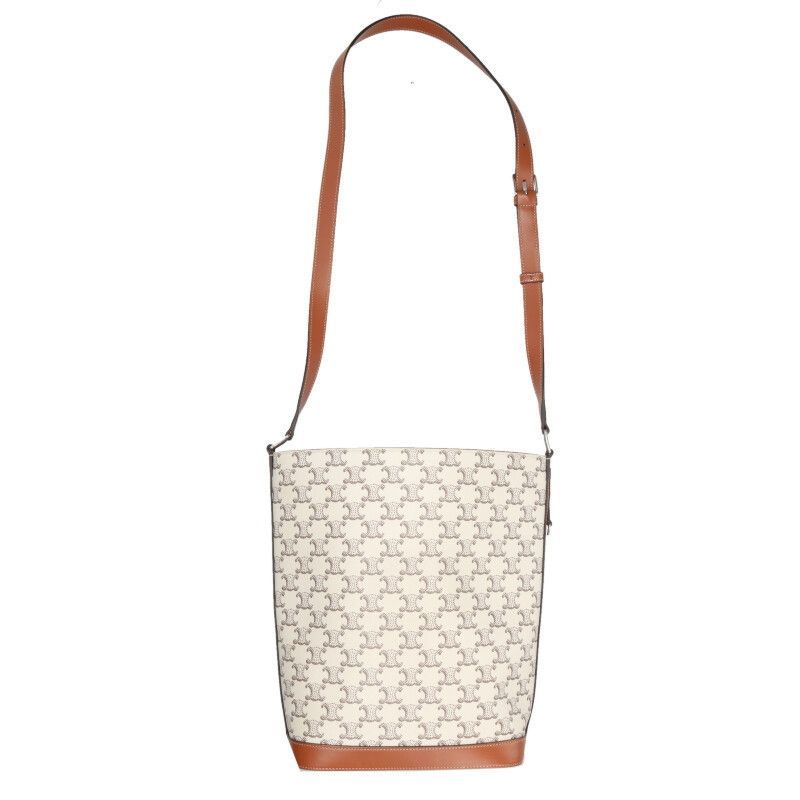 Celine frc Triomphe Canvas Bucket Shoulder Bag — view 2