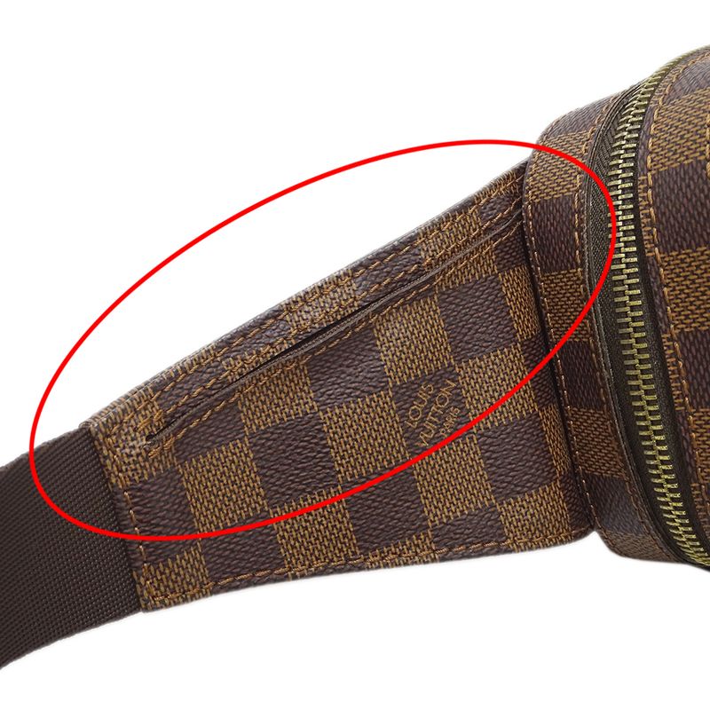 Louis Vuitton Bag Damier Body Waist Geronimos Brown — view 9