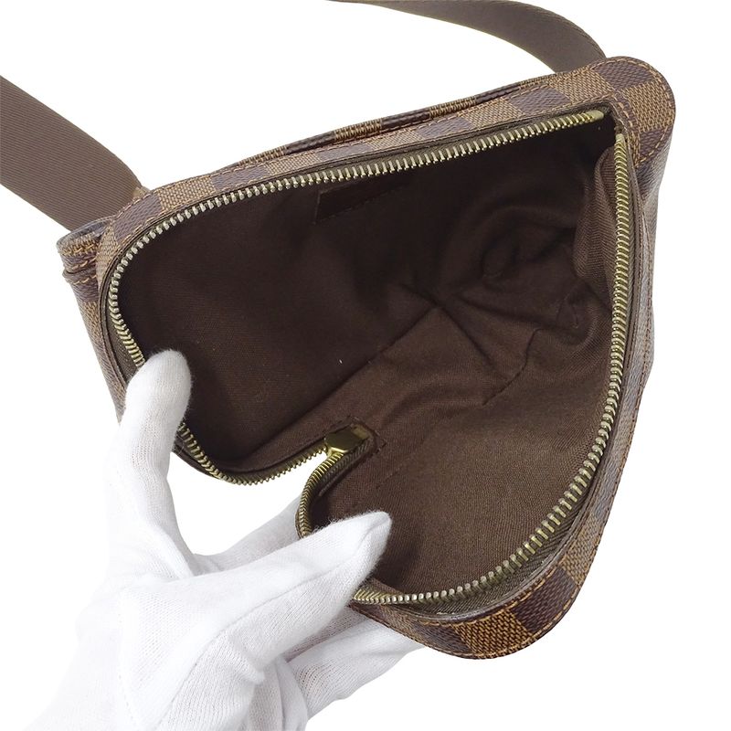 Louis Vuitton Bag Damier Body Waist Geronimos Brown — view 5