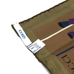 Gucci Scarf Jockey Motif Silk Brown — view 3