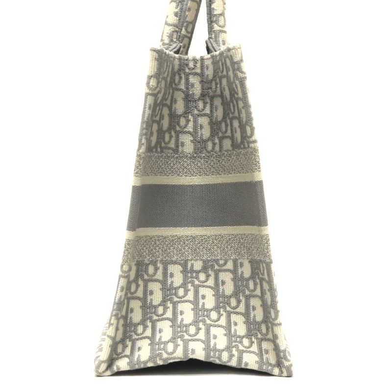 Dior Tote Bag Book Medium Canvas Gray — view 4