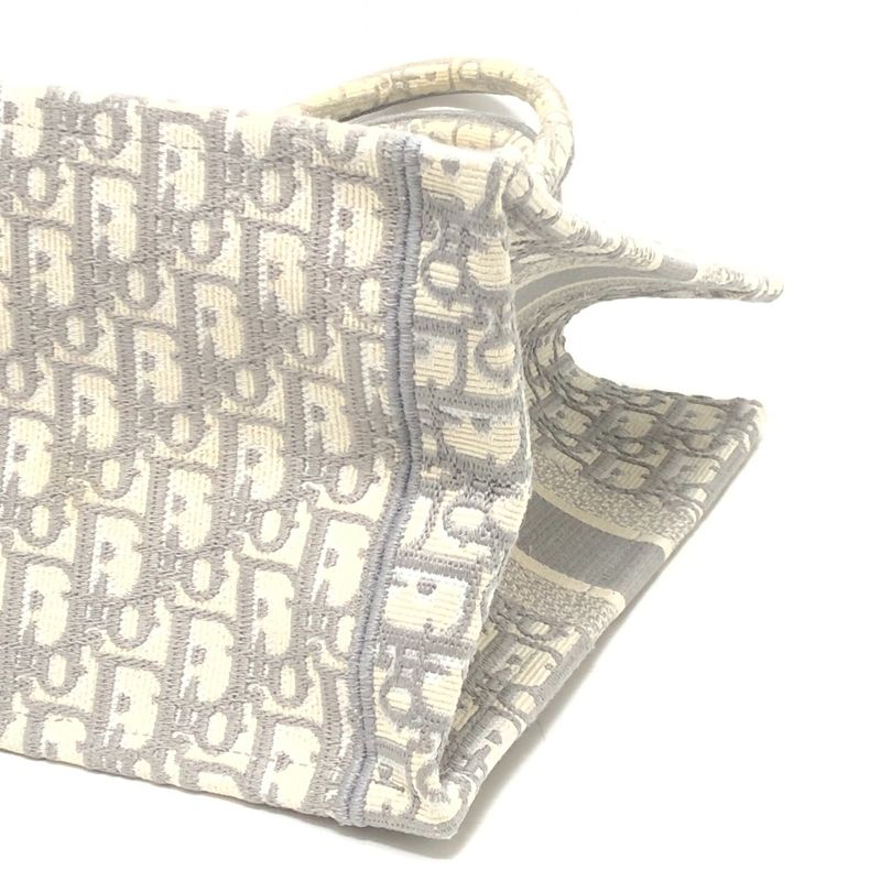 Dior Tote Bag Book Medium Canvas Gray — view 6